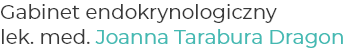 JoannaTarabura Dragon lek. med. Gabinet endokrynologiczny logo